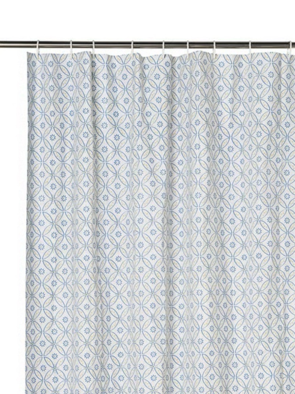 Blue Geometric Shower Curtains - 72”x72”